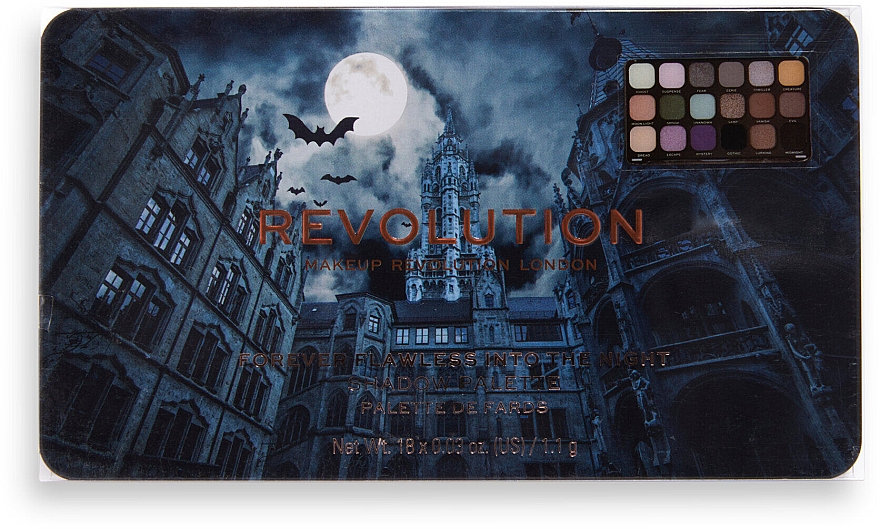 Paleta cieni do powiek - Makeup Revolution Forever Flawless Into the Night Eyeshadow Palette — Zdjęcie N4