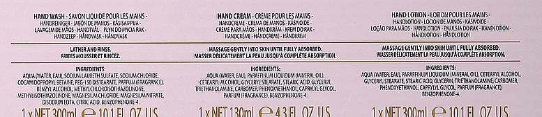 Zestaw do pielęgnacji rąk - Baylis & Harding Jojoba, Vanilla & Almond Oil Hand Care Set (h/soap/300ml + h/lot/300ml + h/cr/130ml) — Zdjęcie N6