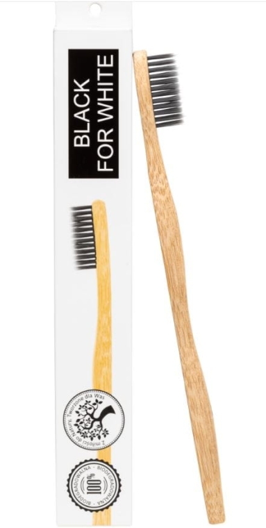 Miękka bambusowa szczoteczka do zębów - Biomika Natural Bamboo Toothbrush