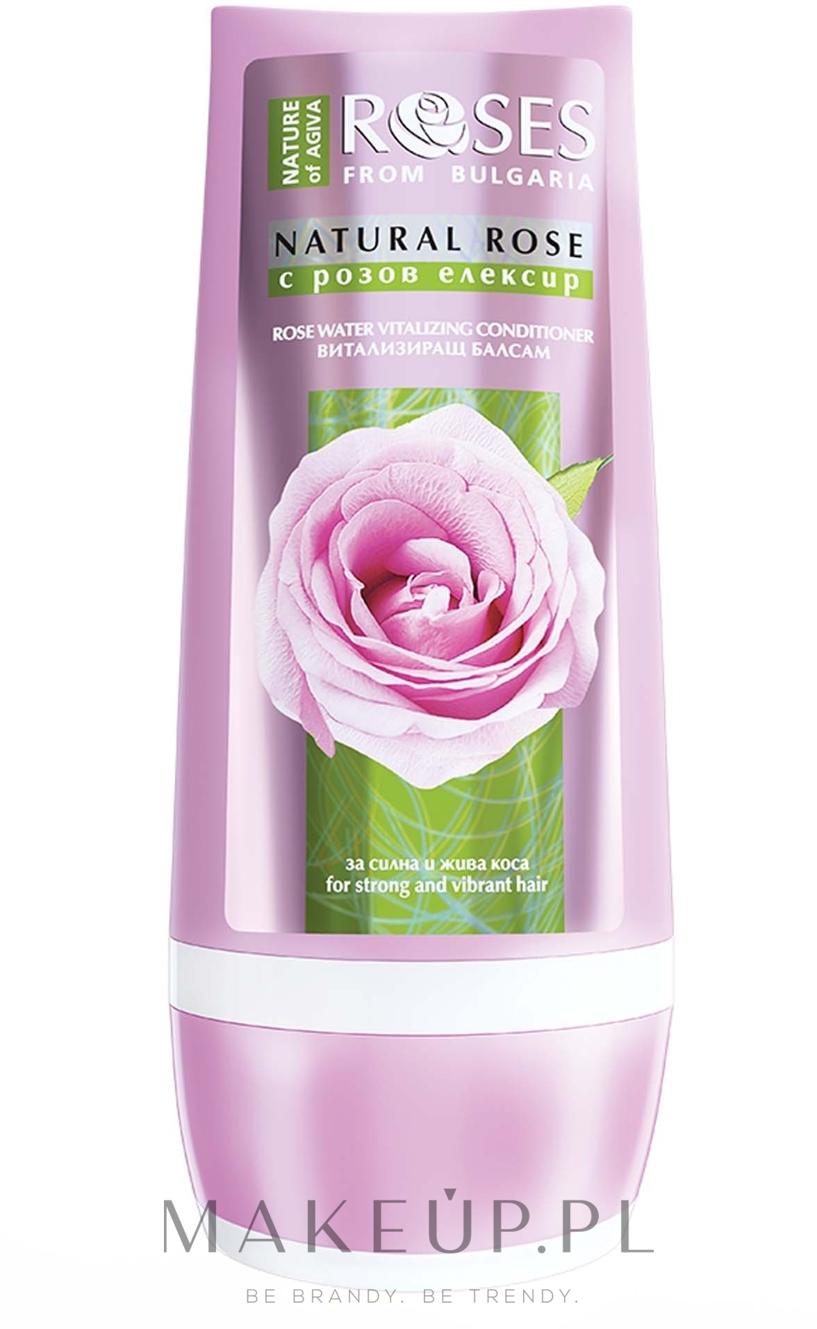 Rewitalizująca odżywka do włosów z wodą różaną - Nature of Agiva Roses Vitalizing Conditioner For Strong & Vibrant Hair — Zdjęcie 200 ml