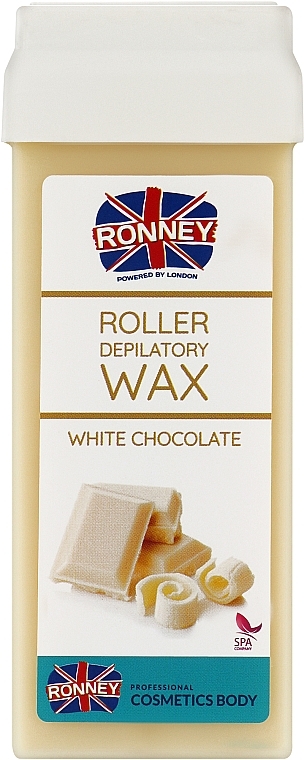 Wosk do depilacji Biała czekolada - Ronney Professional Wax Cartridge White Chocolate — Zdjęcie N1