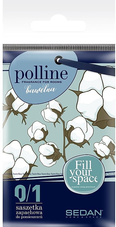 Pachnąca saszetka do garderoby, bawełna 0/1 - Sedan Polline Cotton — Zdjęcie N1