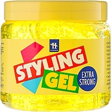 Kup PRZECENA! Mocny żel do stylizacji włosów Żółty - Hegron Styling Gel Extra Strong *
