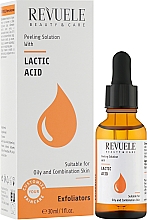 Przeciwstarzeniowe serum do twarzy - Revuele Peeling Solution Lactic Acid Serum — Zdjęcie N2