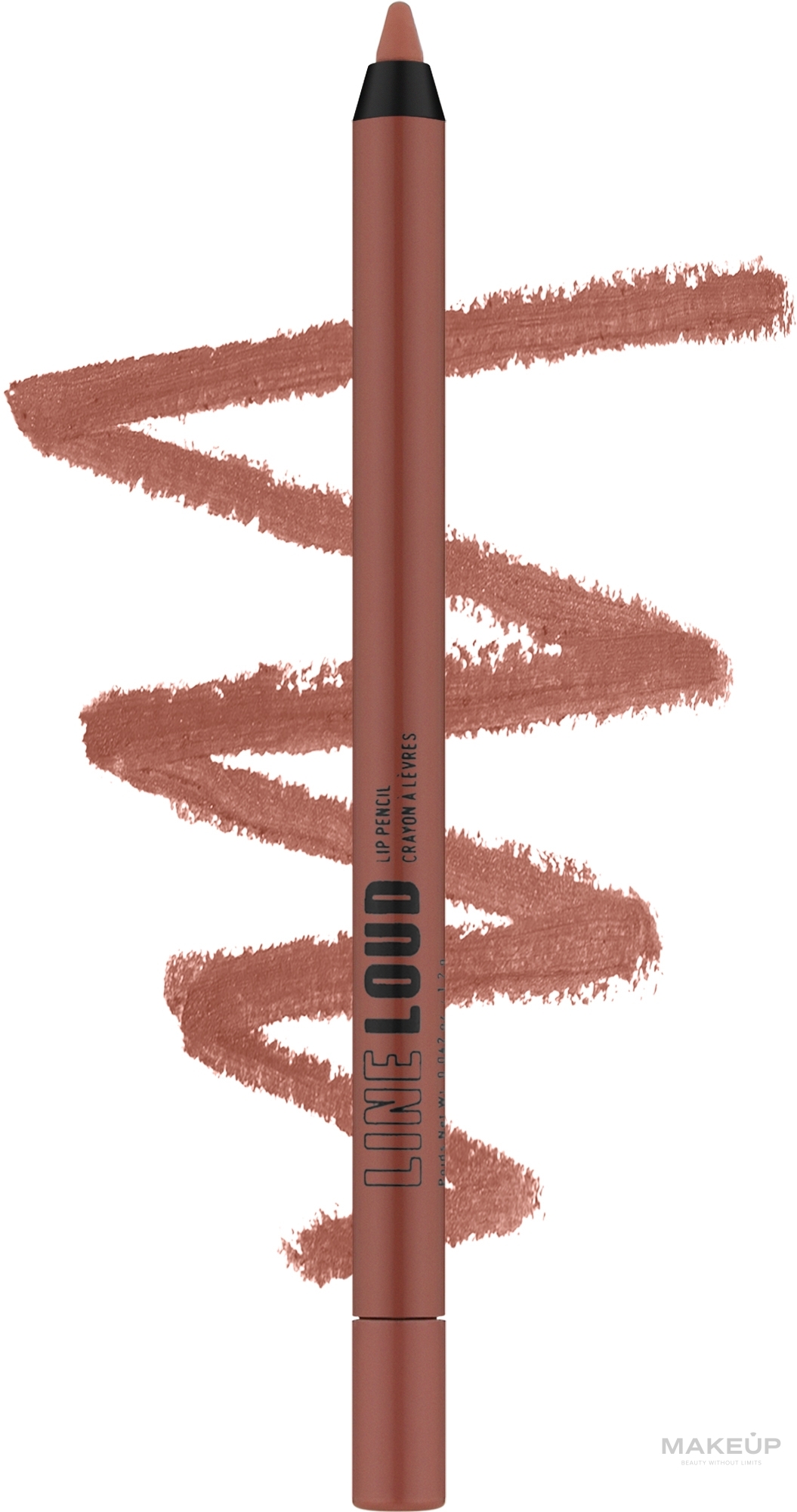 Kredka do ust - NYX Professional Line Loud Vegan Longwear Lip Liner — Zdjęcie 03 - Goal Crusher