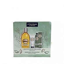 Zestaw - L'Occitane Almond (sh/oil/250ml + h/cr/75ml + b/milk/20ml) — Zdjęcie N1