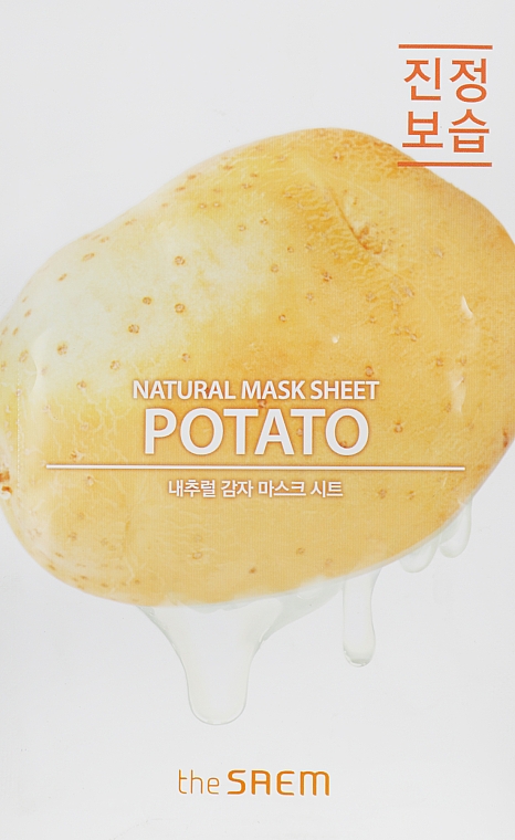 Maseczka ziemniaczana do twarzy w płachcie - The Saem Natural Potato Mask Sheet