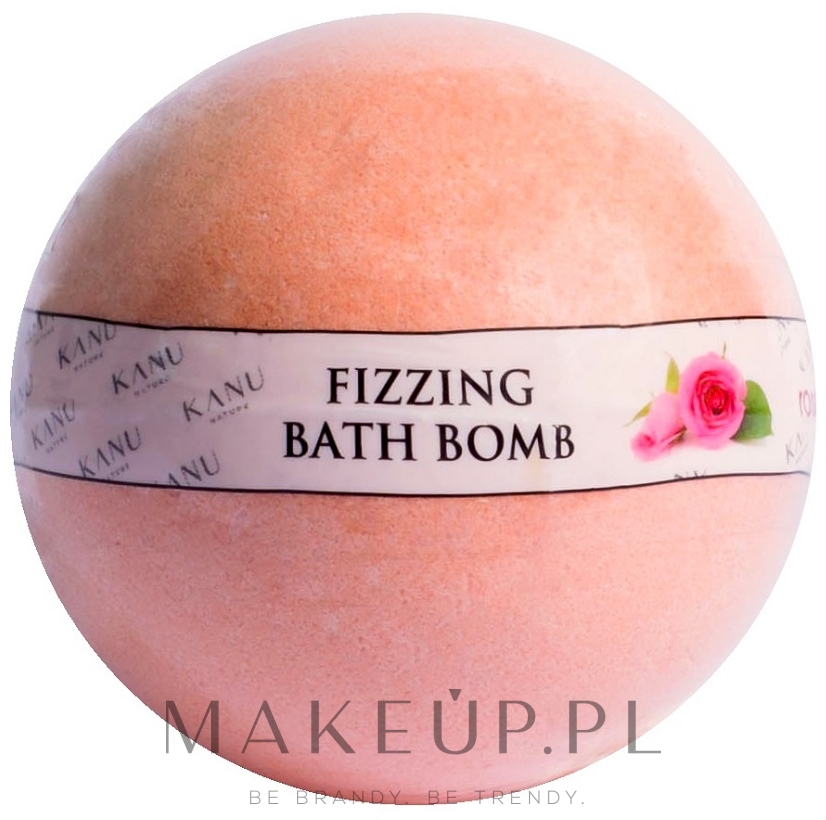 Kula do kąpieli Róża - Kanu Nature Fizzing Bath Bomb Rose — Zdjęcie 160 g