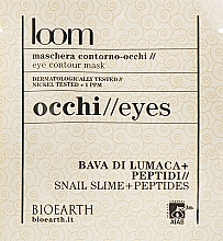 Kup Maska pod oczy na bazie mucyny ślimaka i peptydów - Bioearth Loom Eye Contour Mask 