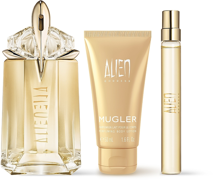 Mugler Alien Goddess - Zestaw (edp 60 ml + edp 10 ml + b/lot 50 ml) — Zdjęcie N2