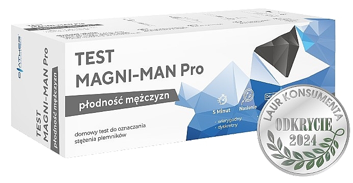 Test do oznaczania stężenia plemników - Diather Diagnostics & Therapy Man Pro — Zdjęcie N1