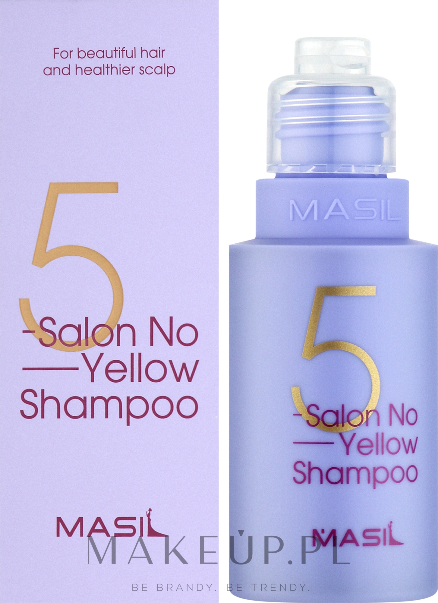 Szampon przeciw żółtym tonom - Masil 5 Salon No Yellow Shampoo — Zdjęcie 50 ml