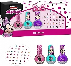 Kup Zestaw - Martinelia Minnie Nail Art Set (nail/polish/3pcs + stickers)
