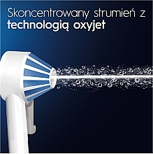 Irygator z technologią Oxyjet, niebiesko-biały - Oral-B Power Oral Care Series 4 AquaCare Irygator MDH20.026.2 — Zdjęcie N2