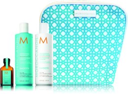 Kup Zestaw " Smooth" - Moroccanoil (sh/250ml + cond/250ml + treatment/25ml + bag)