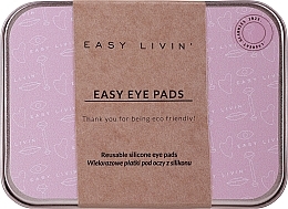 Silikonowe płatki pod oczy wielokrotnego użytku - Easy Livin Easy Eye Pads — Zdjęcie N1
