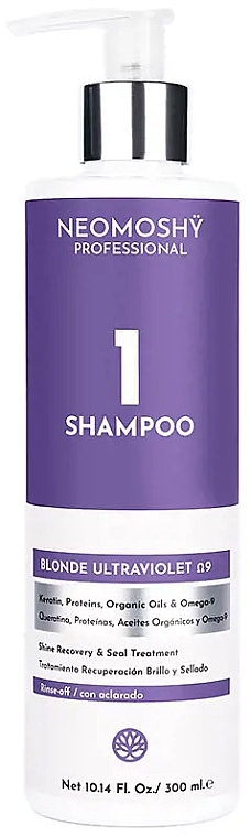 Szampon do włosów blond - Neomoshy Blonde Ultraviolet 1 Shampoo — Zdjęcie N1