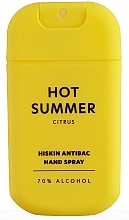 Kup Antybakteryjny spray do rąk Cytryna - HiSkin Antibac Hand Spray Hot Summer