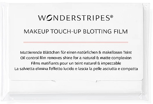 Matujące chusteczki do twarzy - Wonderstripes Touch-up Blotting Film — Zdjęcie N3