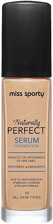 Podkład - Miss Sporty Naturally Perfect Serum Foundation — Zdjęcie N1