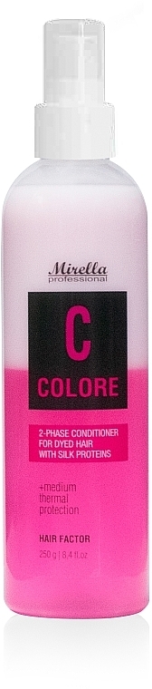 Dwufazowa odżywka do włosów farbowanych z termoochroną - Mirella Hair Care 2-phase Conditioner