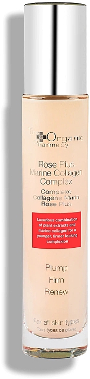 WYPRZEDAŻ Odmładzający kompleks do twarzy z różą i kolagenem morskim - The Organic Pharmacy Rose Plus Marine Collagen Complex * — Zdjęcie N2