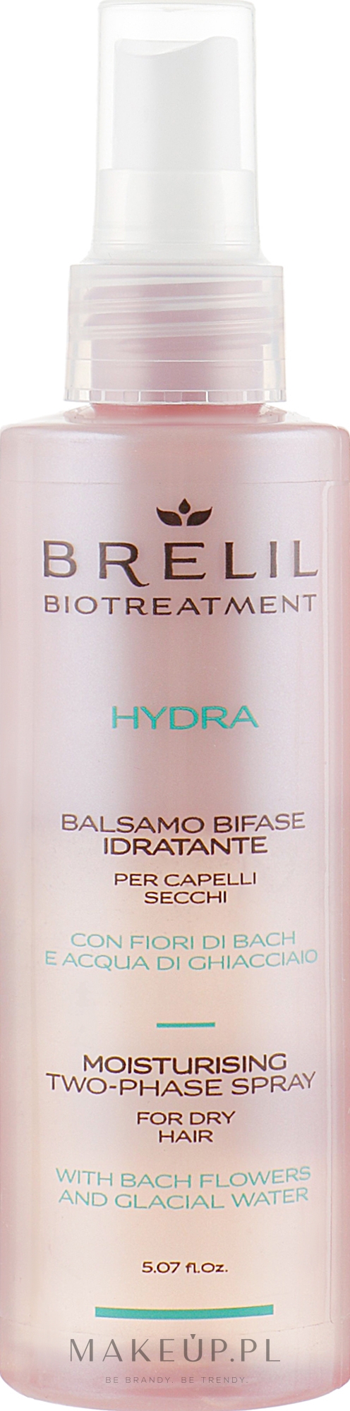 Nawilżający dwufazowy spray do włosów suchych - Brelil Bio Treatment Hydra Moisturizing Two-Phase Spray For Dry Hair — Zdjęcie 150 ml