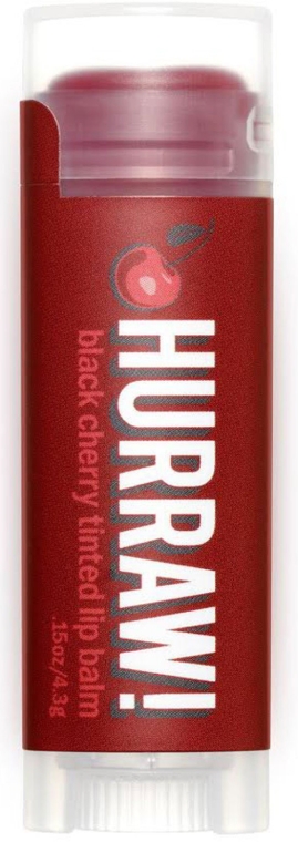 Wiśniowy koloryzujący balsam do ust - Hurraw! Black Cherry Lip Balm — Zdjęcie N1