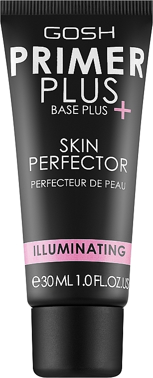 Rozświetlająca baza pod makijaż - Gosh Copenhagen Primer Plus+ Skin Perfector Illuminating — Zdjęcie N1