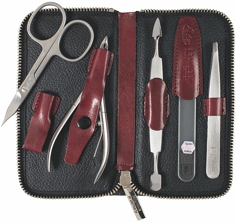 Zestaw do manicure, 5 elementów Mon Cherie - Erbe Solingen Zipper Case Range — Zdjęcie N1