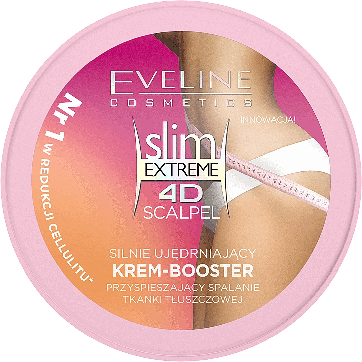 Silnie ujędrniający krem-booster spalający tkankę - Eveline Cosmetics Slim Extreme 4D Scalpel  — Zdjęcie N4