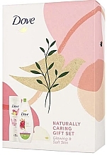 Kup Zestaw - Dove Naturally Caring Gift Set (b/wash/250ml + b/lot/225ml+gua/sha)
