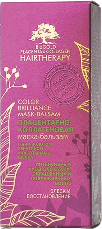 Maska-balsam z kolagenem i placentą do włosów farbowanych - OCK Pharm
