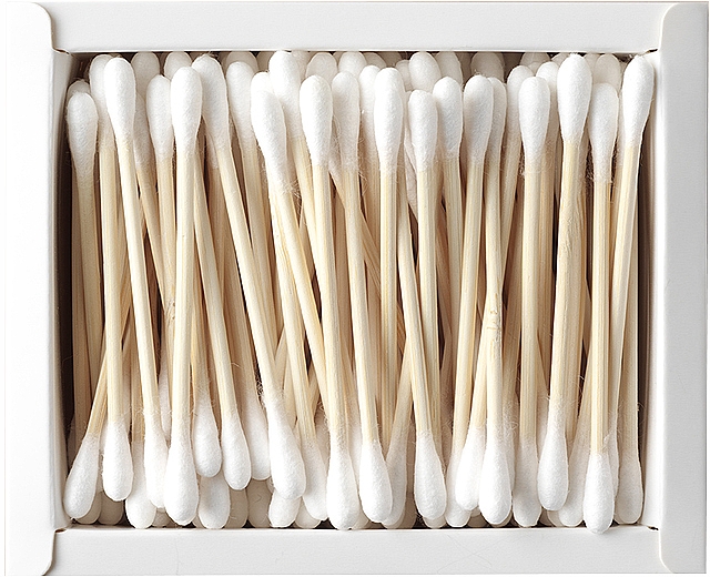 Zestaw - Nudo Nature Made Bamboo Essentials (cotton buds 200 pcs + h/brush + n/brush + toothbrush + bag) — Zdjęcie N2