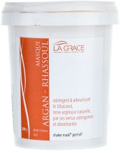 Kup Peelingująca maska algowa Olej arganowy i glinka rhassoul - La Grace Masque Argan–Rhassoul