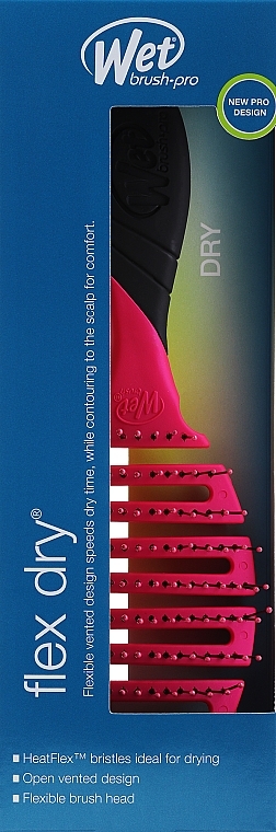 Szczotka do suszenia włosów z miękką rączką, różowa - Wet Brush Pro Flex Dry Pink — Zdjęcie N2