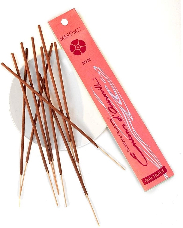 Kadzidełka Róża - Maroma Encens d'Auroville Stick Incense Rose — Zdjęcie N4