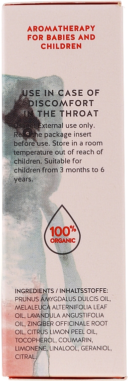 Mieszanka olejków eterycznych dla dzieci - You & Oil KI Kids-Throat Essential Oil Blend For Kids — Zdjęcie N3
