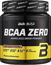 Kup Kompleks aminokwasów o smaku mrożonej herbaty brzoskwiniowej - BioTechUSA BCAA Zero Peach Ice Tea Amino Acid Drink Powder 