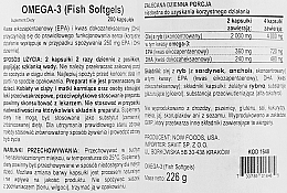 Kwasy omega-3 destylowane molekularnie - Now Foods Molecularly Distilled Omega-3 Fish Softgels — Zdjęcie N2