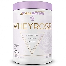 Czekoladowe białko wiśniowe z enzymami trawiennymi - AllNutrition AllDeynn WheyRose Chocolate Cherry — Zdjęcie N1