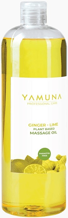 Olejek do masażu Imbir i limonka - Yamuna Ginger-Lime Plant Based Massage Oil — Zdjęcie N1