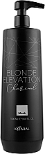 Czarna tonizująca maska ​​do włosów z węgla drzewnego - Kaaral Blonde Elevation Charcoal Mask — Zdjęcie N3