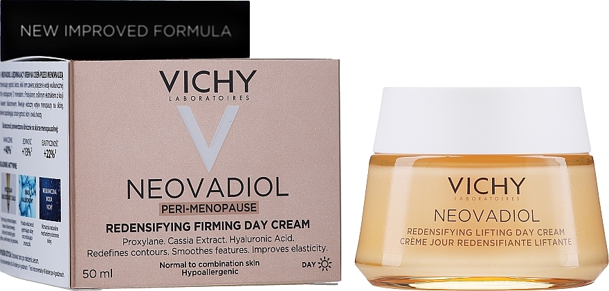 PRZECENA! Krem na dzień przed menopauzą do skóry normalnej i mieszanej - Vichy Neovadiol Redensifying Lifting Day Cream * — Zdjęcie N1