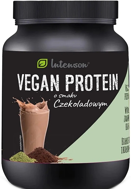 Białko wegańskie o smaku czekoladowym - Intenson Vegan Protein Chocolate — Zdjęcie N1