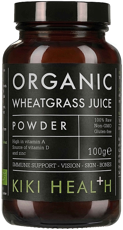 Organiczny sok z trawy pszenicznej w proszku - Kiki Health Organic Wheatgrass Juice Powder — Zdjęcie N1