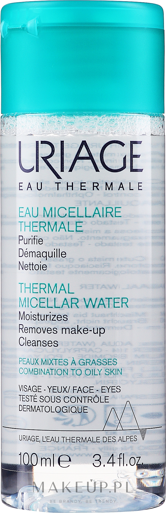 Woda micelarna do skóry tłustej i mieszanej - Uriage Eau Thermale Thermal Micellar Water — Zdjęcie 100 ml