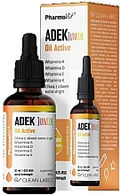 Kup PRZECENA! Witaminy ADEK w kroplach - Pharmovit Clean Label ADEK Junior Oil Active *