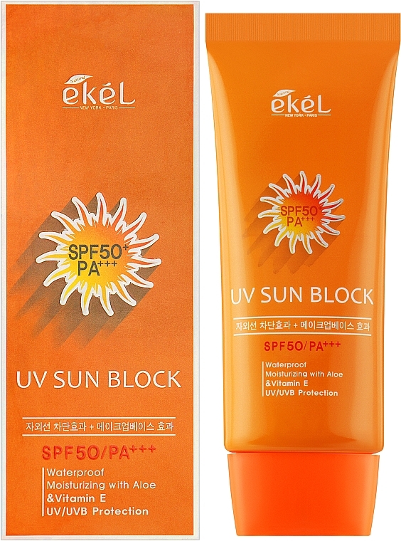 Krem przeciwsłoneczny - Ekel UV Sun Block SPF 50/PA+++ — Zdjęcie N2