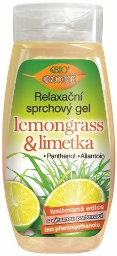 Żel pod prysznic Trawa cytrynowa i limonka - Bione Cosmetics Lemongrass & Lime Relaxing Shower Gel — Zdjęcie N1